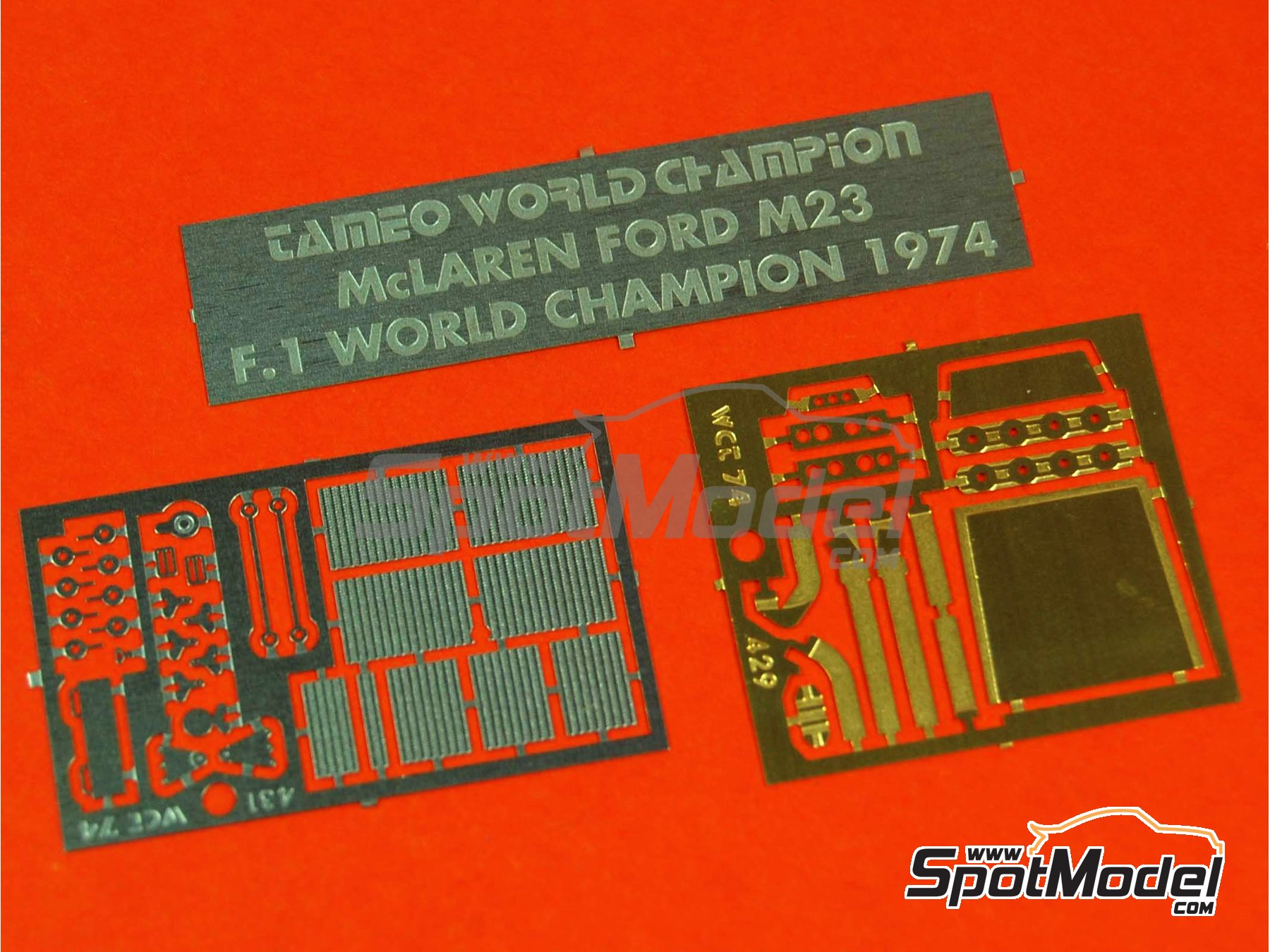 Tameo Kits WCT074: Car scale model kit 1/43 scale - McLaren Ford